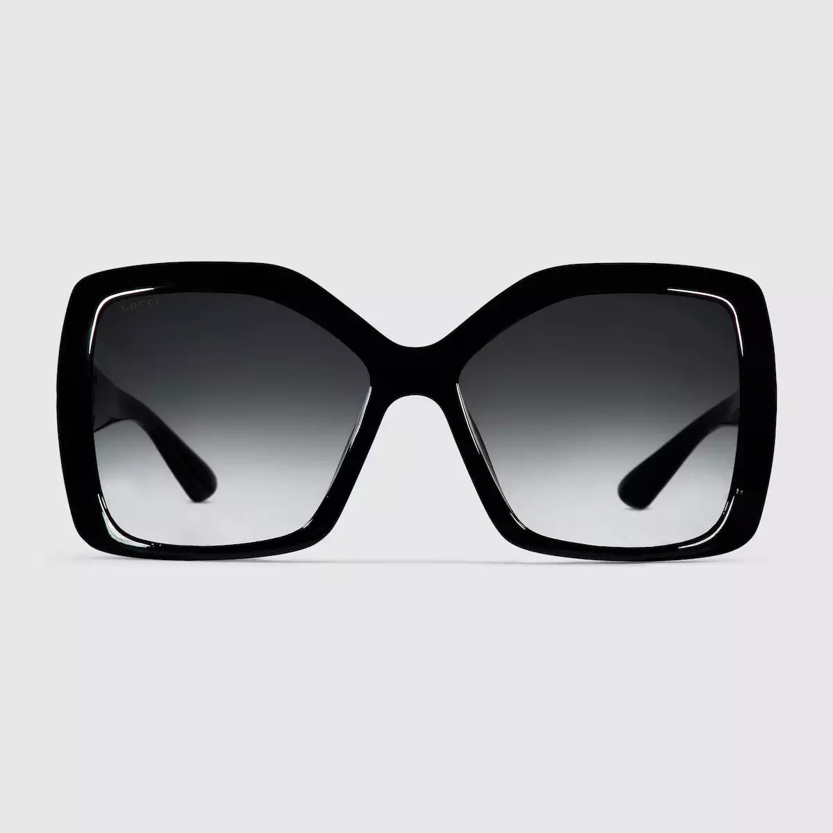 Occhiali da sole Gucci con montatura quadrata - Nero