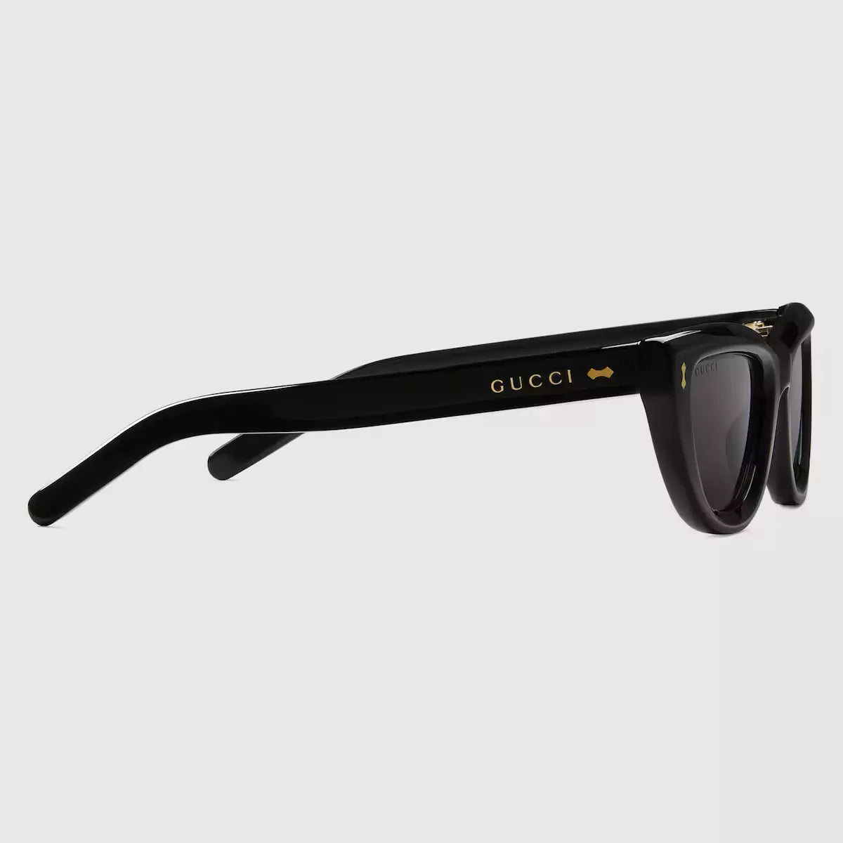 Occhiali da sole Gucci con montatura cat-eye - Acetato nero