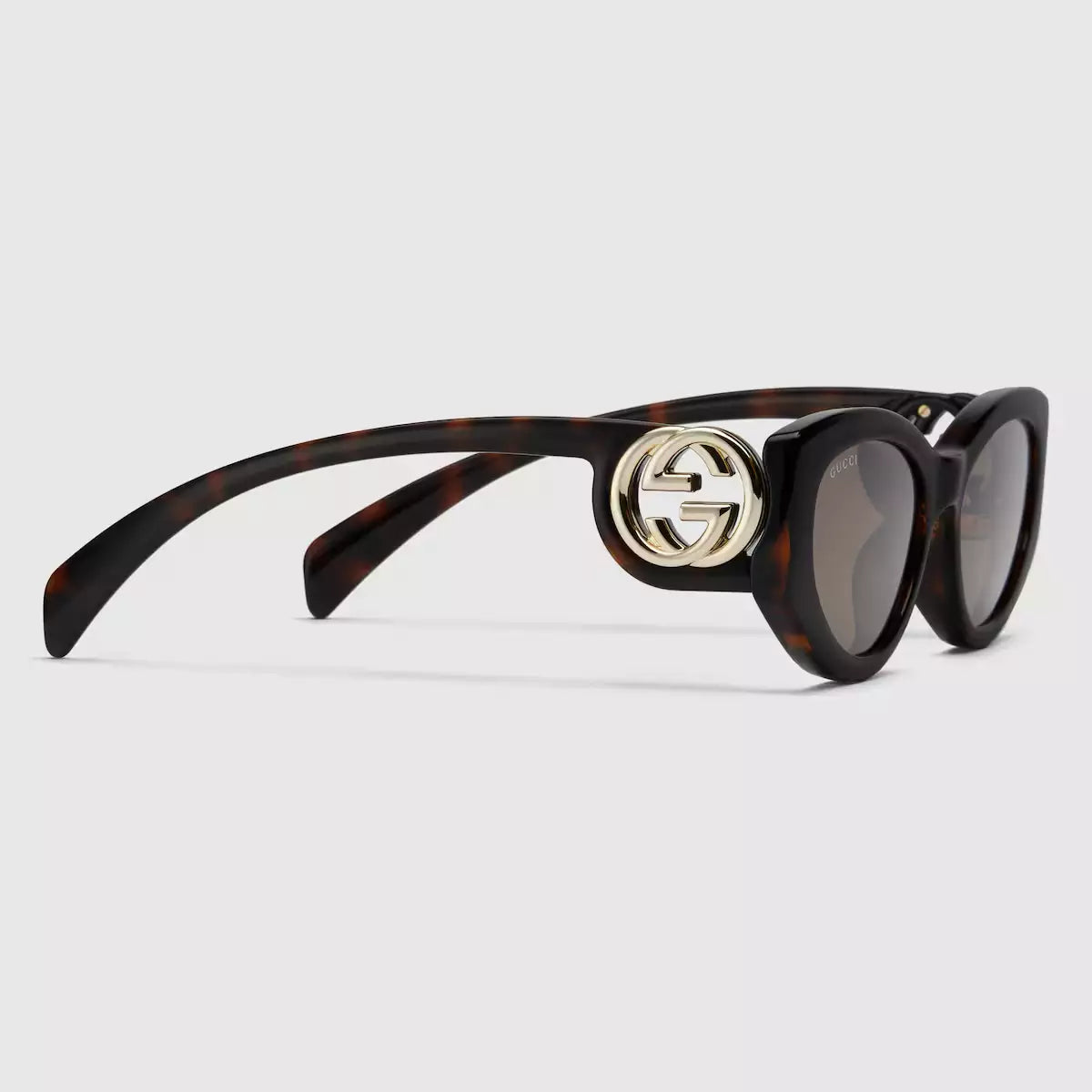 Occhiali da sole Gucci con montatura cat-eye - Guscio tartaruga
