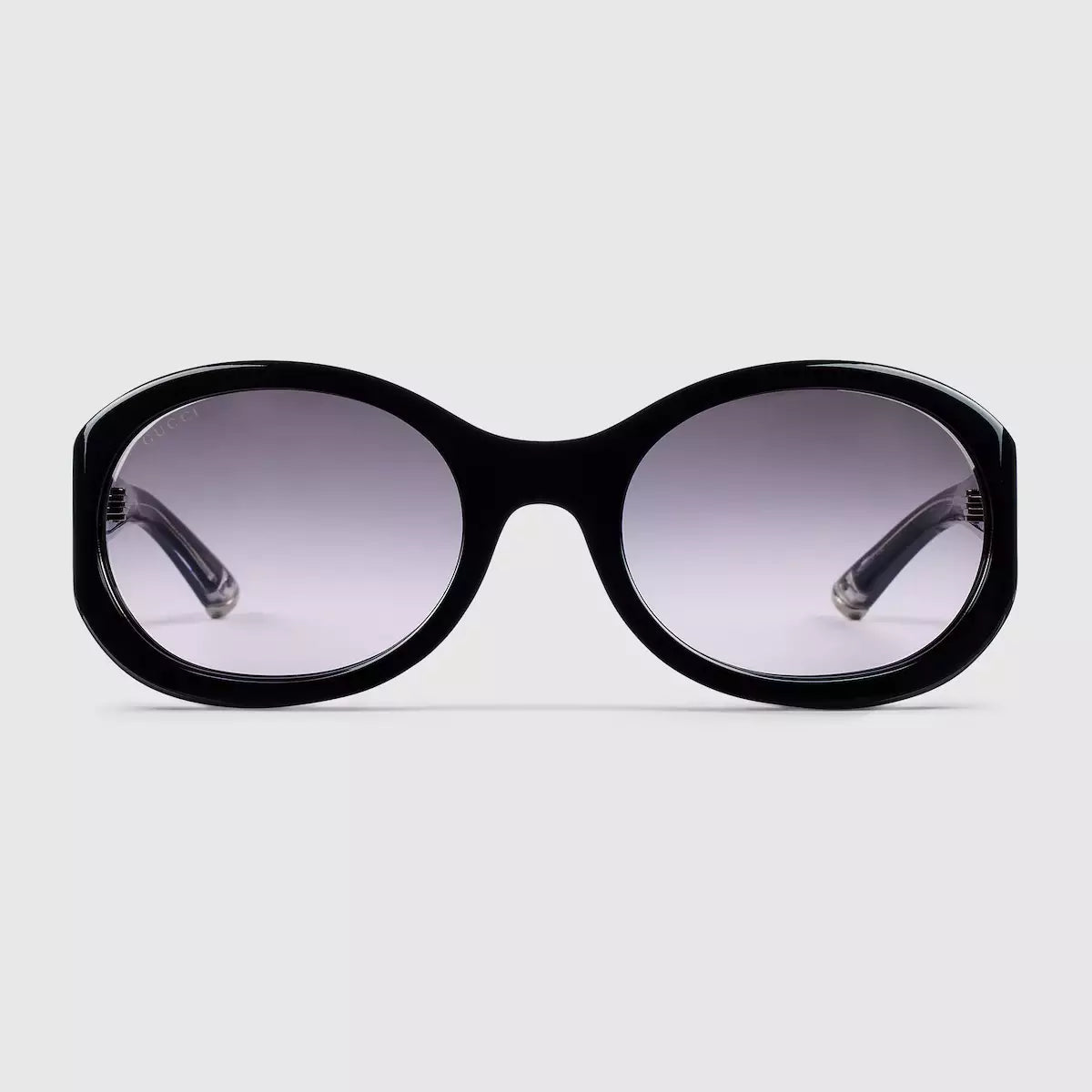 Occhiali da sole Gucci con montatura rotonda - Nero